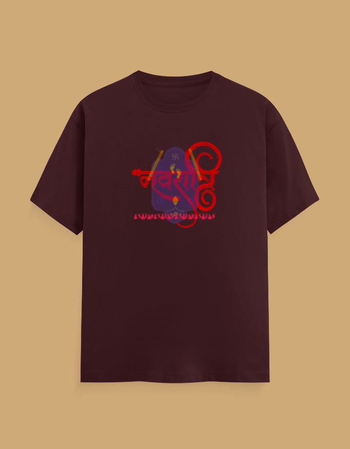 navratri-mens-cotton-tshirt-maroon