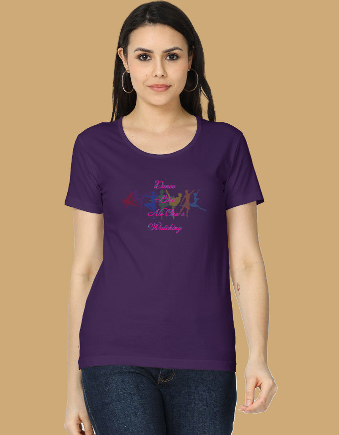 womens-classic-dance-like-no-ones-watching-tshirt-cotton-purple
