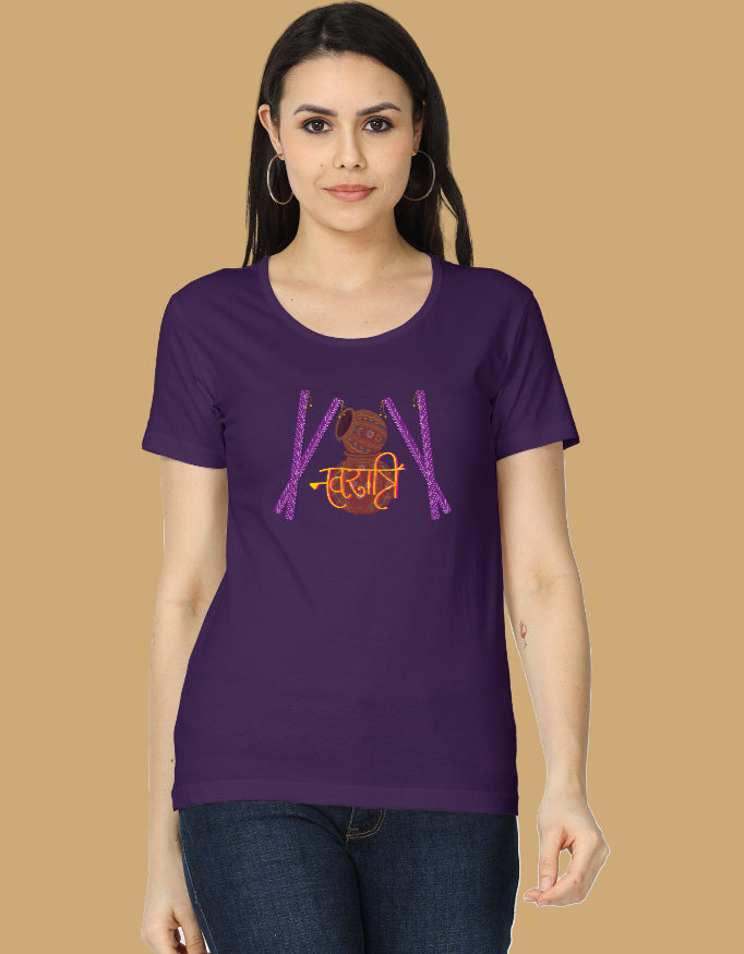 womens-classic-navratri-tshirt-cotton-2-purple