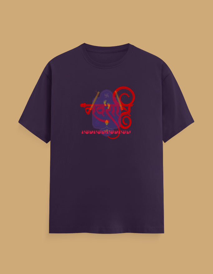 navratri-mens-cotton-tshirt-purple