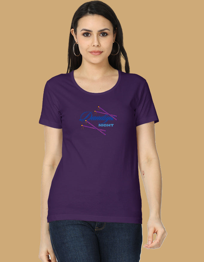 dandiya-night-womens-classic-tshirt-purple