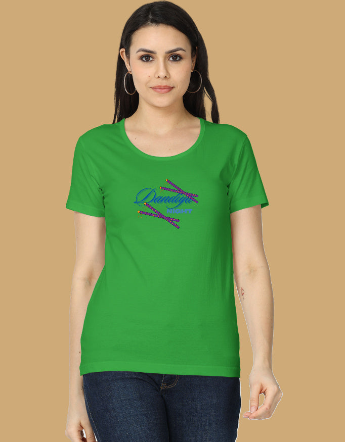 dandiya-night-womens-classic-tshirt-green