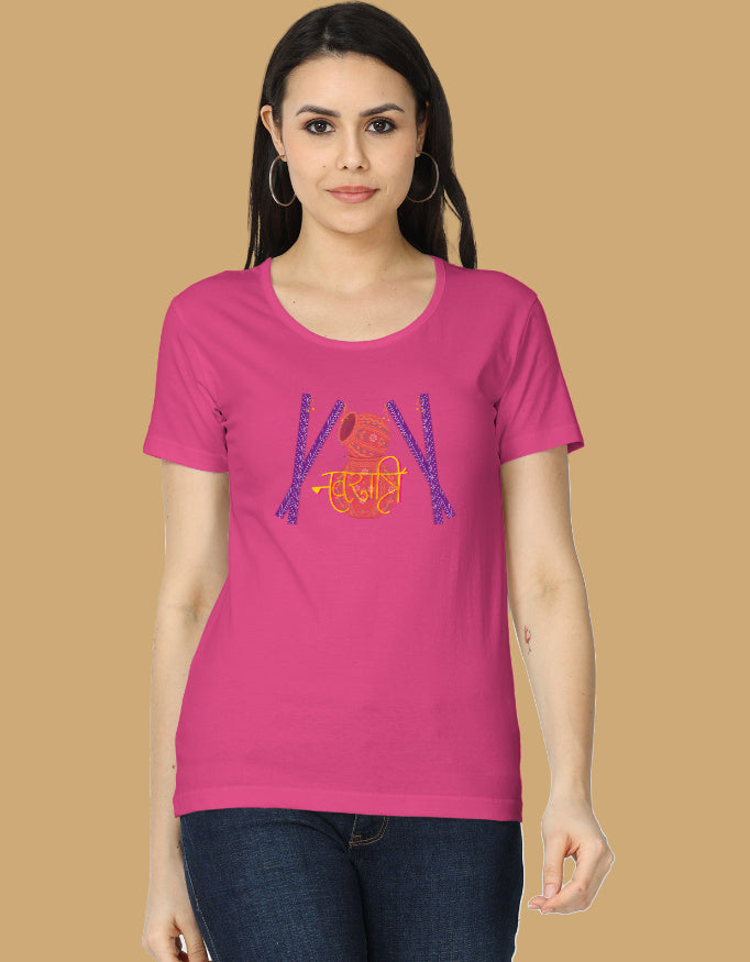 womens-classic-navratri-tshirt-cotton-2-pink