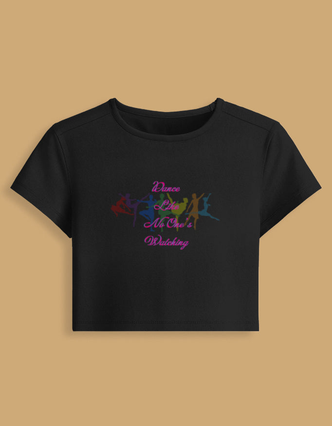 dance-like-no-one-is-watching-baby-tee-black