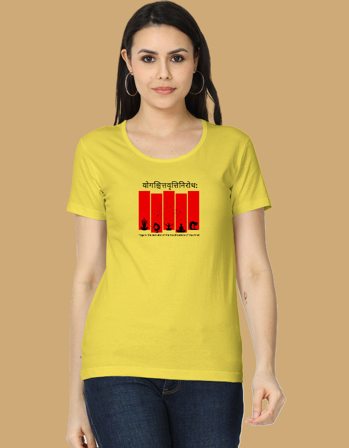 yoga-sutra-womens-tshirt-sanskrit-yoga-pose-design-new-yellow