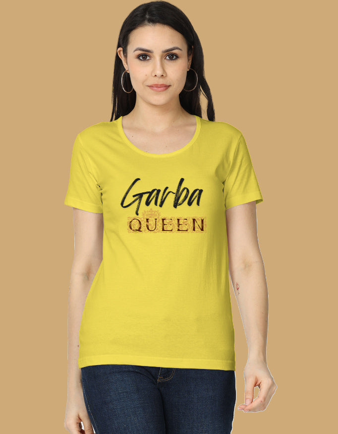 womens-classic-garba-queen-tshirt-cotton-4-new-yellow