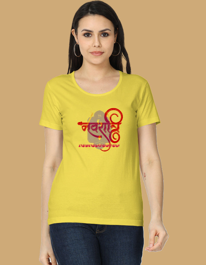womens-classic-navratri-tshirt-cotton-new-yellow