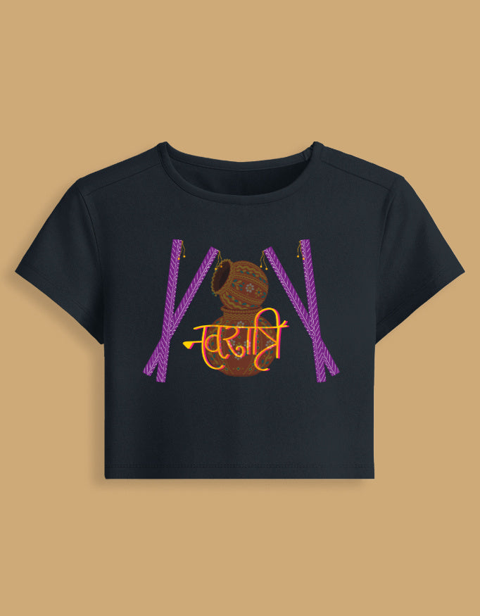 navratri-womens-baby-tee-navy-blue