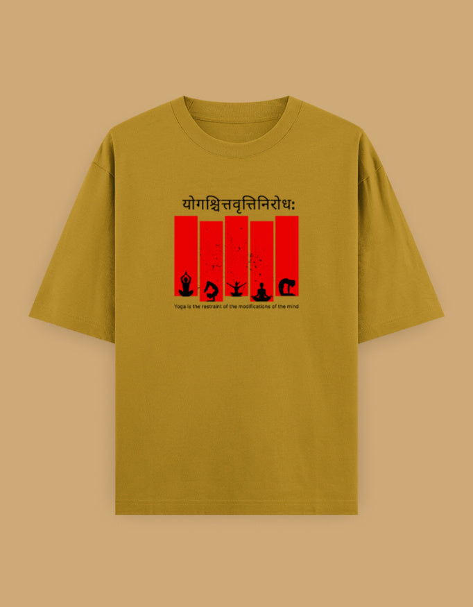 yoga-sutra-oversized-tshirt-sanskrit-yoga-pose-design-mustard-yellow