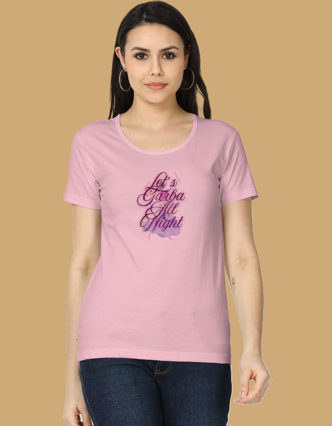 womens-classic-lets-garba-all-night-tshirt-cotton-light-baby-pink