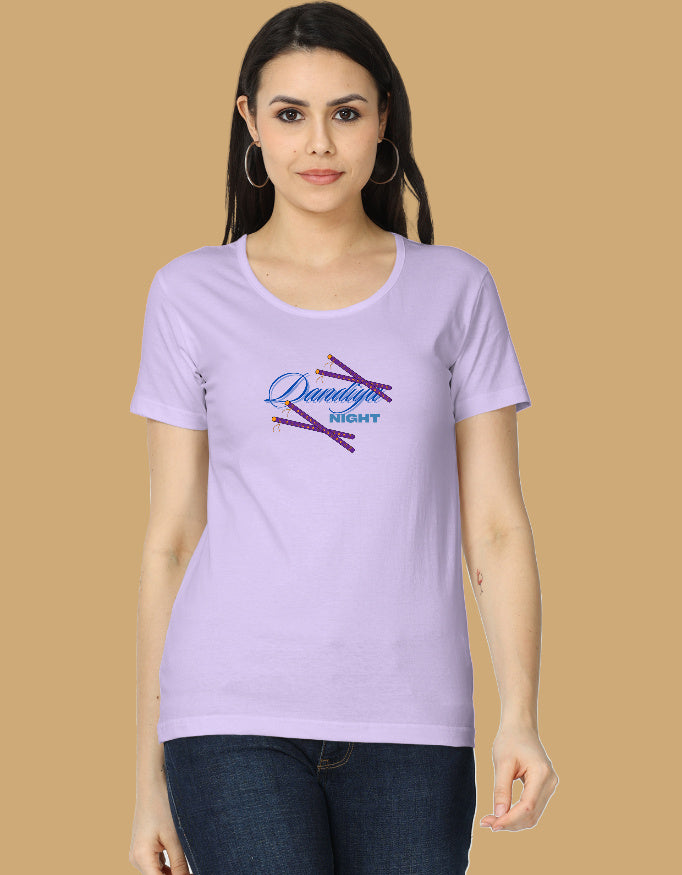 dandiya-night-womens-classic-tshirt-lavender