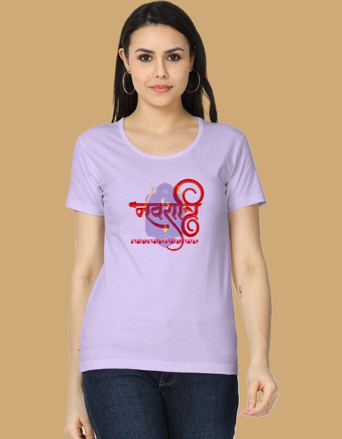 womens-classic-navratri-tshirt-cotton-lavender