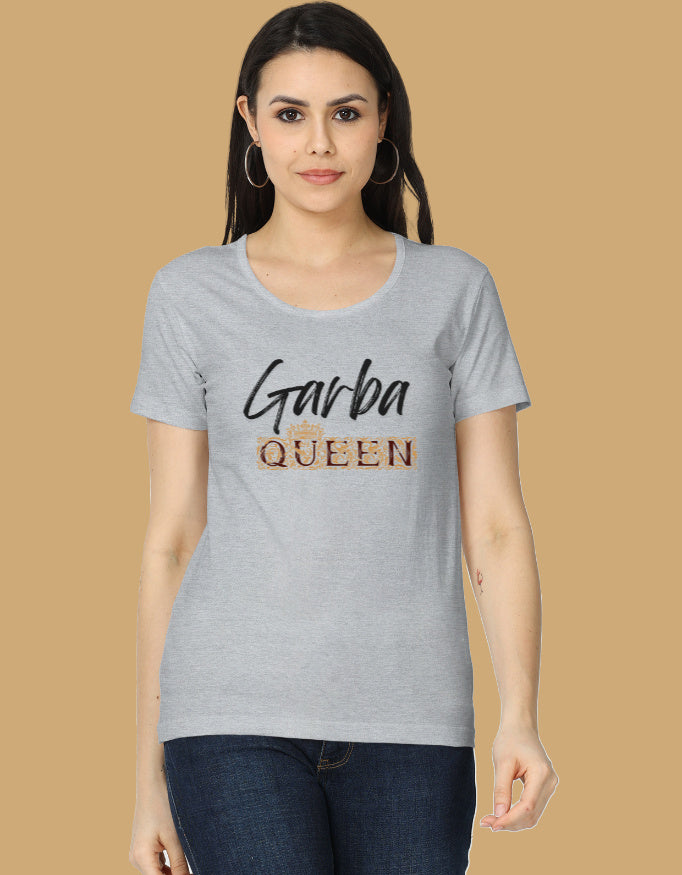 womens-classic-garba-queen-tshirt-cotton-4-grey
