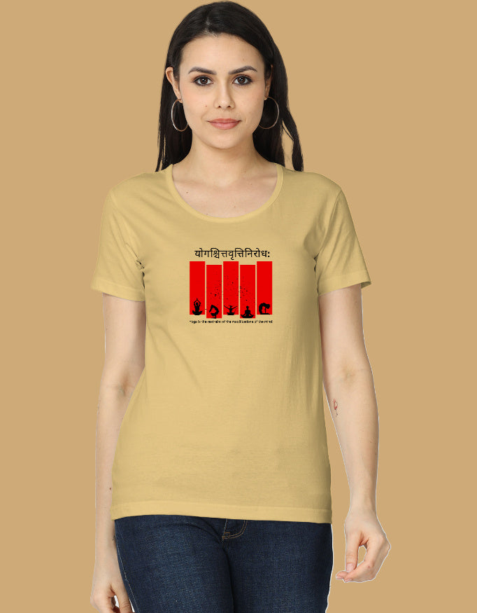 yoga-sutra-womens-tshirt-sanskrit-yoga-pose-design-beige