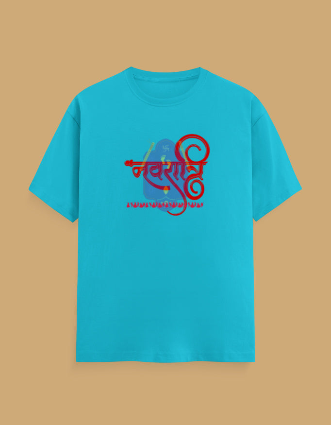 navratri-mens-cotton-tshirt-skyblue