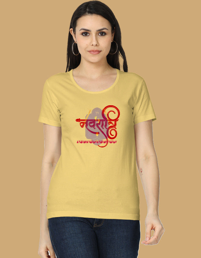 womens-classic-navratri-tshirt-cotton-yellow