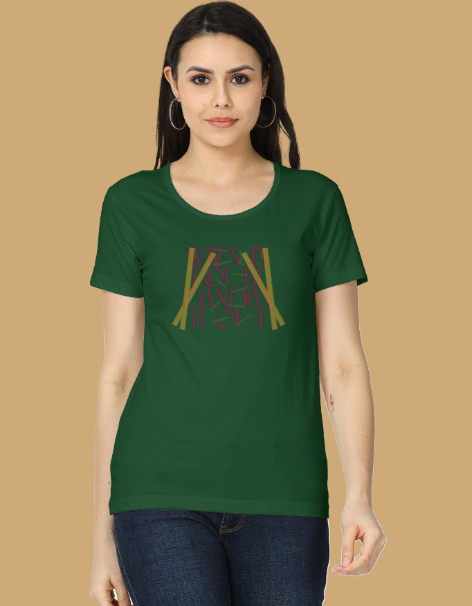 it-out-womens-tshirt-bottle-green
