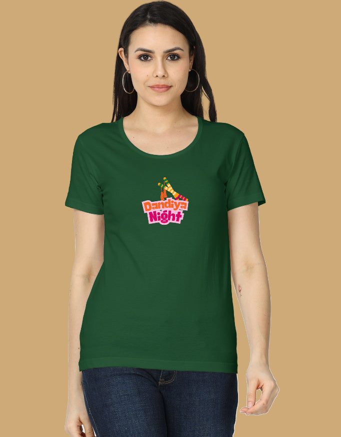 dandiya-night-womens-tshirt-bottle-green