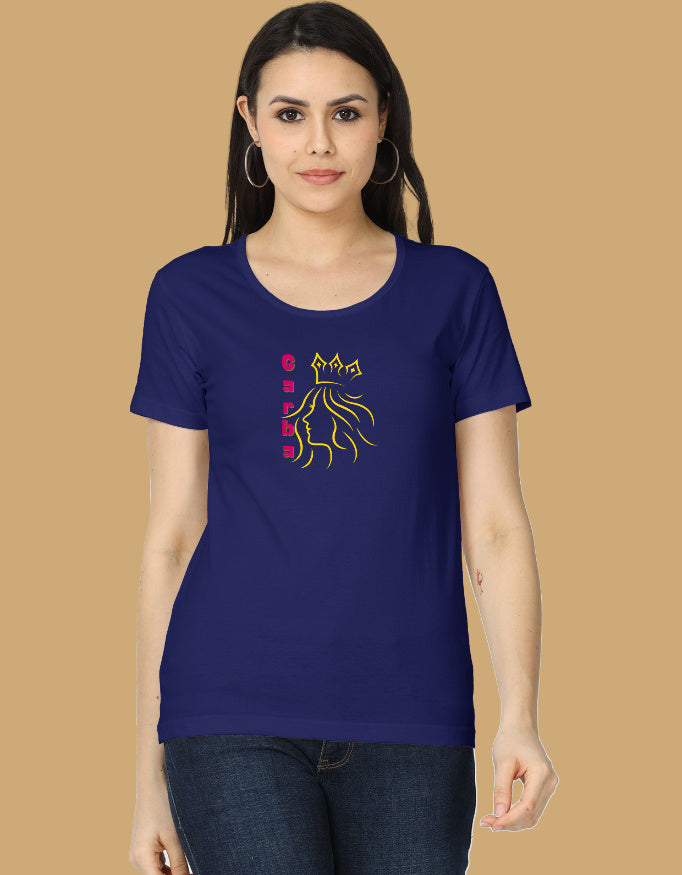 womens-classic-garba-queen-tshirt-cotton-2-royal-blue